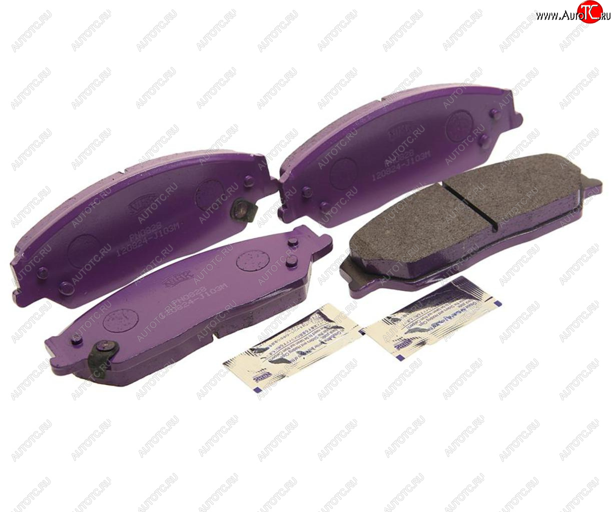 1 039 р. Колодки тормозные передние (4шт.) NIBK Toyota Camry XV50 дорестайлинг (2011-2014)  с доставкой в г. Белгород
