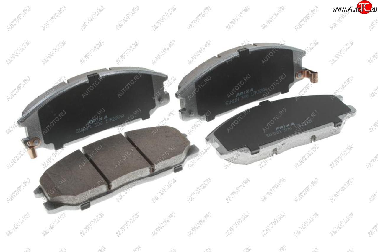 4 649 р. Колодки тормозные передние (4шт.) HANKOOK FRIXA Hyundai Santa Fe CM рестайлинг (2009-2012)  с доставкой в г. Белгород