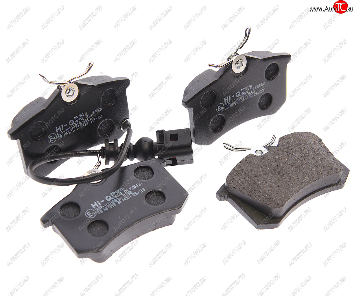 1 599 р. Колодки тормозные задние (4шт.) SANGSIN Seat Cordoba Mk2,6L седан (2002-2010)  с доставкой в г. Белгород