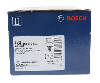 3 599 р. Колодки тормозные передние R17 (4шт.) BOSCH Opel Insignia A дорестайлинг седан (2008-2013)  с доставкой в г. Белгород. Увеличить фотографию 3