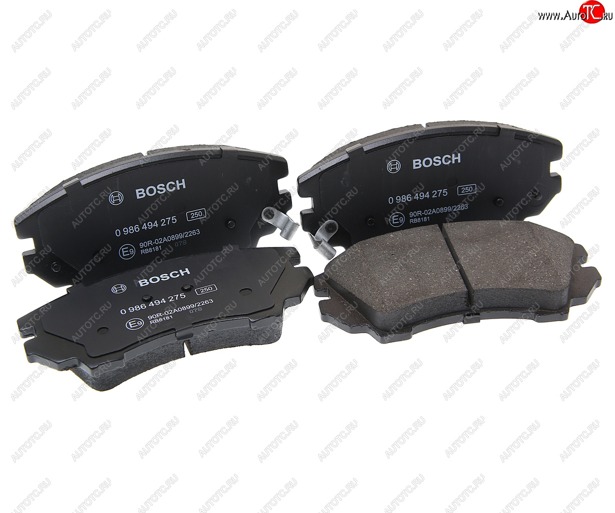 3 599 р. Колодки тормозные передние R17 (4шт.) BOSCH Opel Insignia A дорестайлинг седан (2008-2013)  с доставкой в г. Белгород