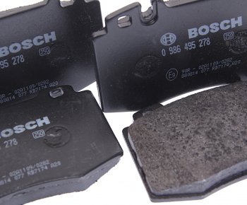 4 499 р. Колодки тормозные передние (4шт.) BOSCH Mercedes-Benz E-Class W211 дорестайлинг седан (2002-2006)  с доставкой в г. Белгород. Увеличить фотографию 2