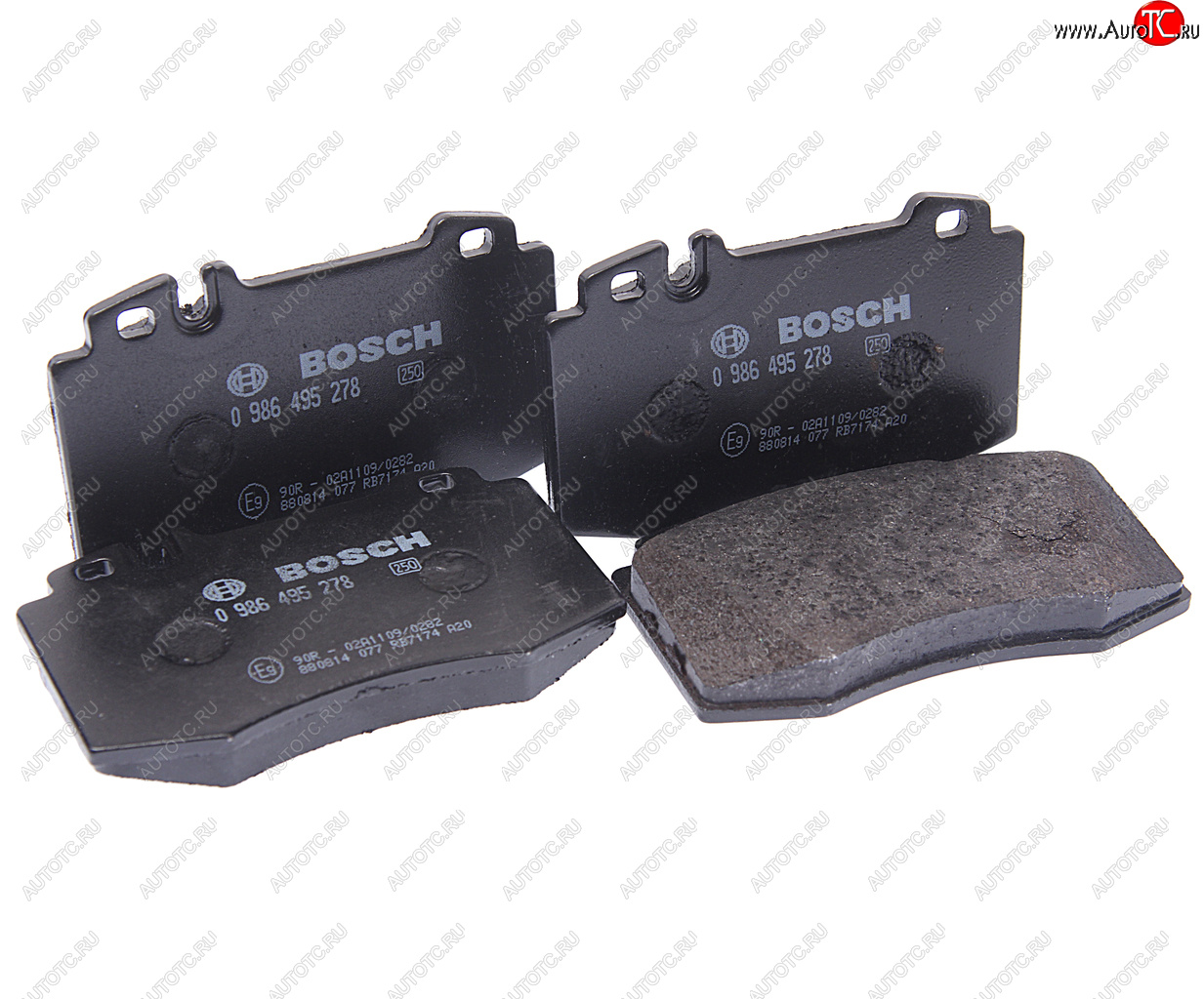 4 499 р. Колодки тормозные передние (4шт.) BOSCH Mercedes-Benz E-Class W211 дорестайлинг седан (2002-2006)  с доставкой в г. Белгород
