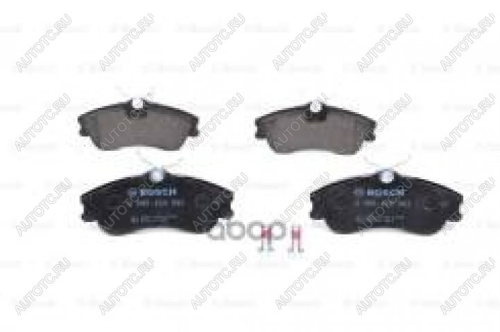3 069 р. Колодки тормозные передние (4шт.) BOSCH CITROEN Xantia лифтбэк дорестайлинг (1992-1997)  с доставкой в г. Белгород