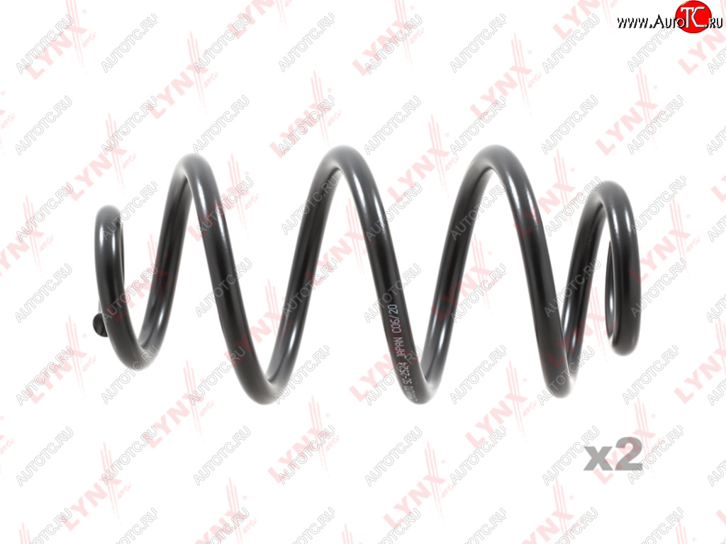 2 949 р. Пружина задней подвески LYNX Nissan Qashqai 1 J10 рестайлинг (2010-2013)  с доставкой в г. Белгород
