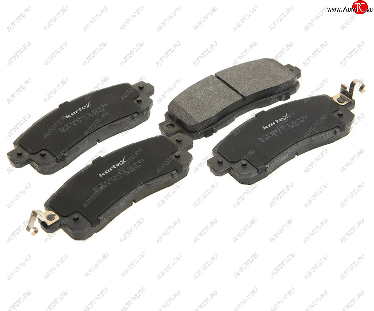 1 679 р. Колодки тормозные передние (4шт.) KORTEX Nissan Teana 3 L33 дорестайлинг (2014-2020)  с доставкой в г. Белгород