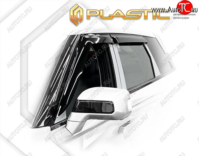 2 099 р. Ветровики дверей CA-Plastic JAECOO J7 (2023-2025) (Classic полупрозрачный)  с доставкой в г. Белгород