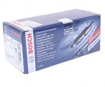 2 259 р. Колодки тормозные передние (4шт.) BOSCH Opel Frontera B 3 дв. рестайлинг (2001-2003)  с доставкой в г. Белгород. Увеличить фотографию 3