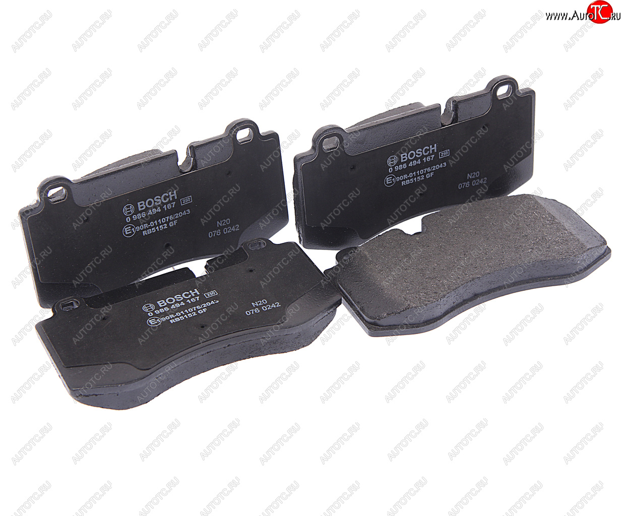 3 799 р. Колодки тормозные передние (4шт.) BOSCH Mercedes-Benz S class 5 W221 седан дорестайлинг (2005-2009)  с доставкой в г. Белгород