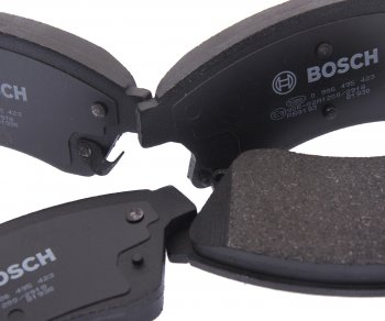 2 399 р. Колодки тормозные передние (4шт.) BOSCH Chevrolet Aveo T300 седан (2011-2015)  с доставкой в г. Белгород. Увеличить фотографию 2