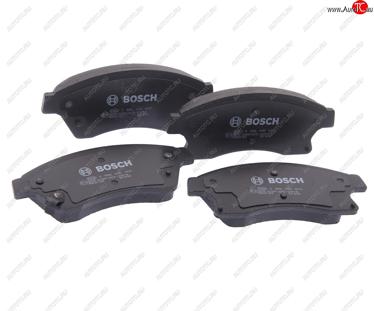 2 399 р. Колодки тормозные передние (4шт.) BOSCH Chevrolet Aveo T300 седан (2011-2015)  с доставкой в г. Белгород
