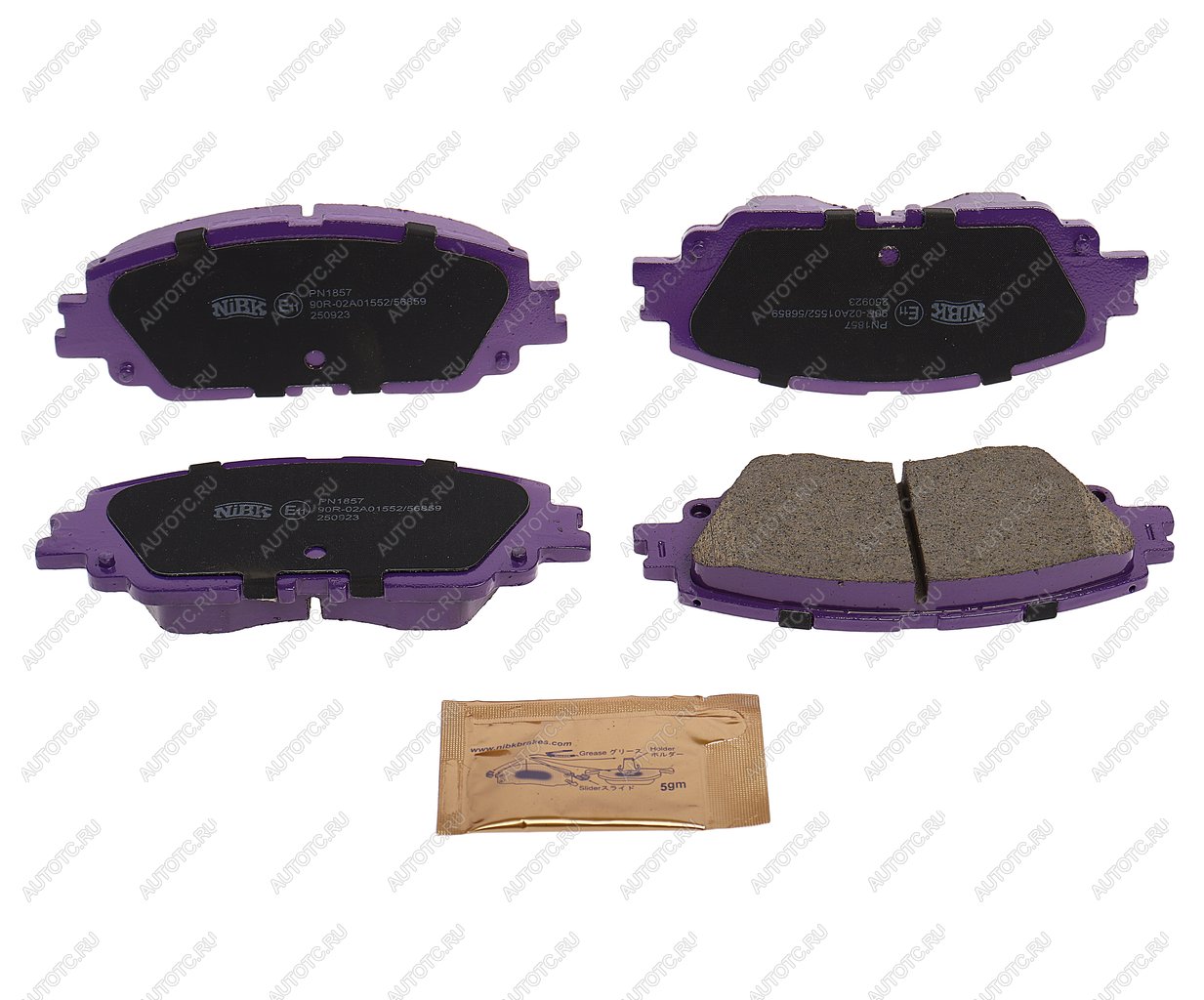 4 499 р. Колодки тормозные передние (4шт.) NIBK Toyota Camry XV30 дорестайлинг (2001-2004)  с доставкой в г. Белгород