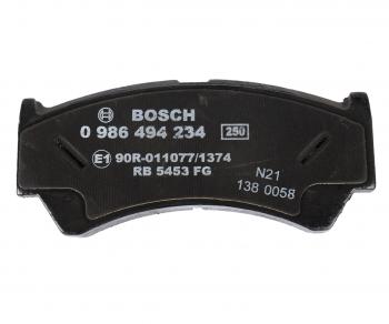 2 999 р. Колодки тормозные передние (4шт.) BOSCH Suzuki Baleno (2016-2025)  с доставкой в г. Белгород. Увеличить фотографию 2