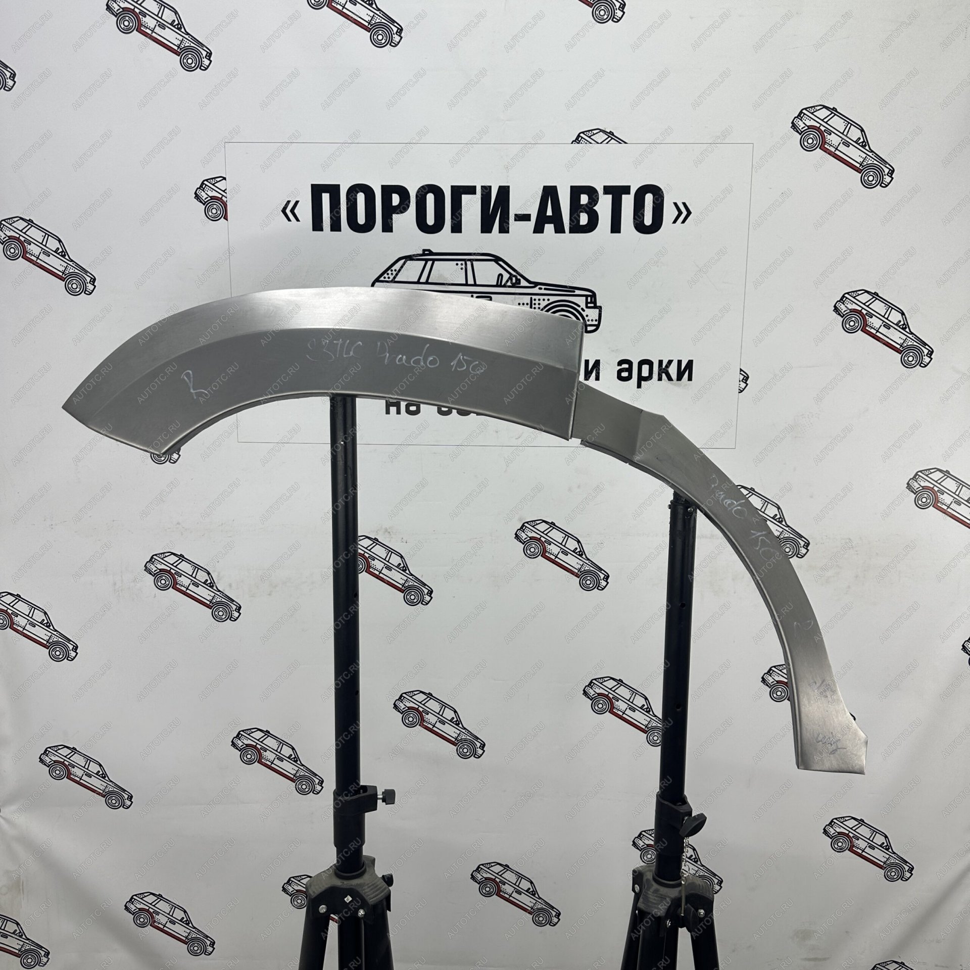 2 199 р. Правая внешняя задняя ремонтная арка ПОРОГИ-АВТО Toyota Land Cruiser Prado J150 дорестайлинг (2009-2013) (холоднокатаная сталь 0,8 мм)  с доставкой в г. Белгород