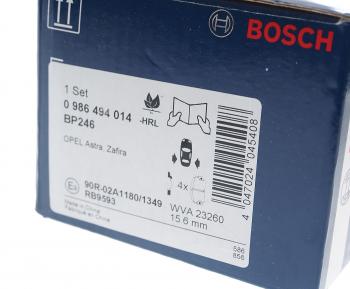 1 549 р. Колодки тормозные задние (4шт.) BOSCH Opel Zafira A (1999-2006)  с доставкой в г. Белгород. Увеличить фотографию 3