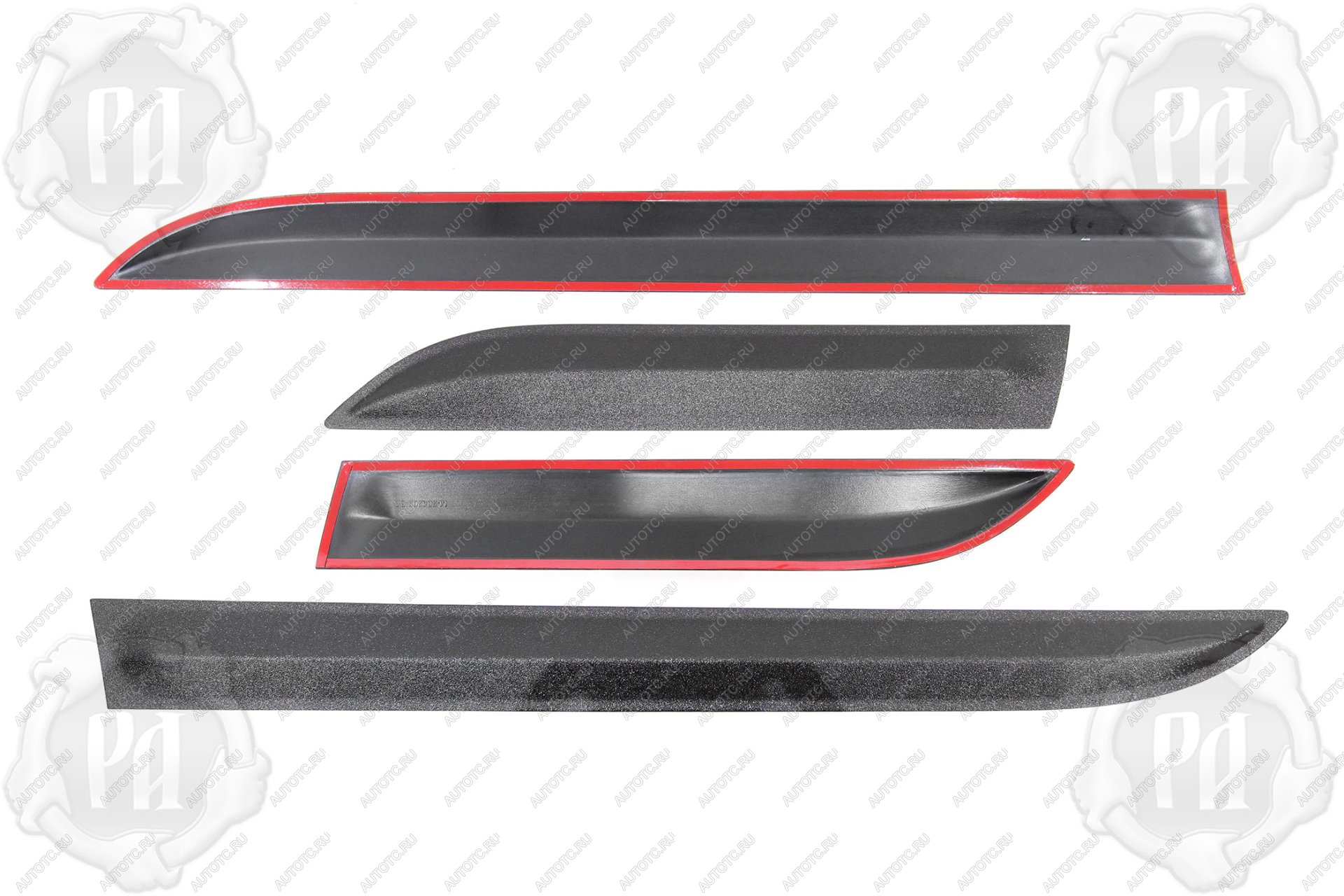 3 899 р. Молдинги на двери Русская Артель Nissan Almera G15 седан (2012-2019) (глянец под покраску)  с доставкой в г. Белгород