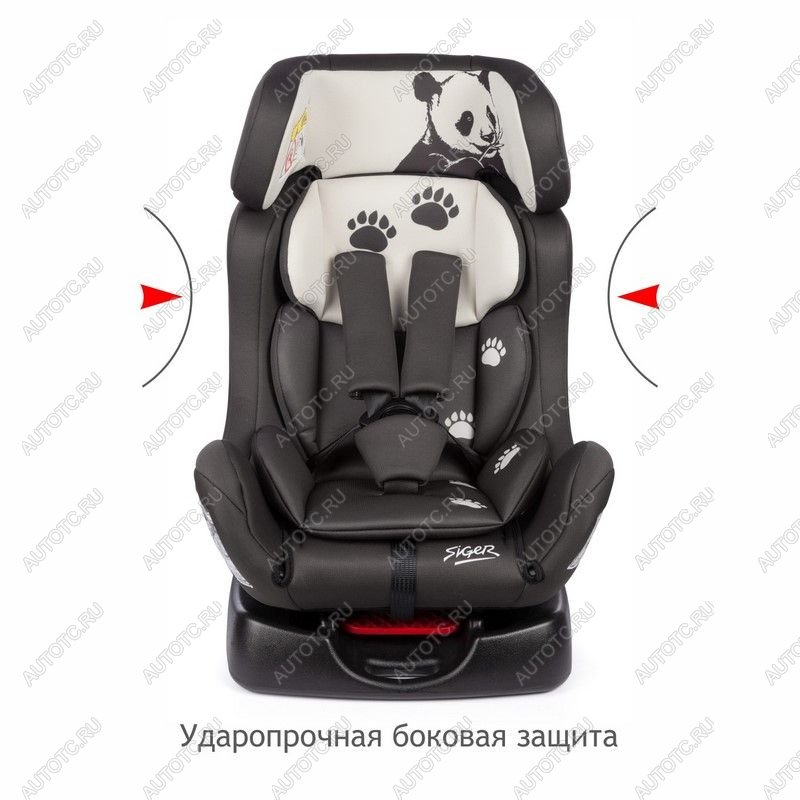 8 549 р. Автокресло детское 0-25кг (0+/I-II, 0-7лет) Диона SIGER Buick Envision рестайлинг (2017-2020) (серо-бежевое панда)  с доставкой в г. Белгород