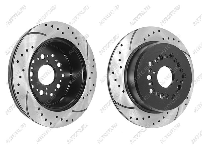 8 749 р. Диск тормозной задний перфорированный Ø274mm SAT  Toyota Chaser 6 X100 дорестайлинг (1992-1996)  с доставкой в г. Белгород