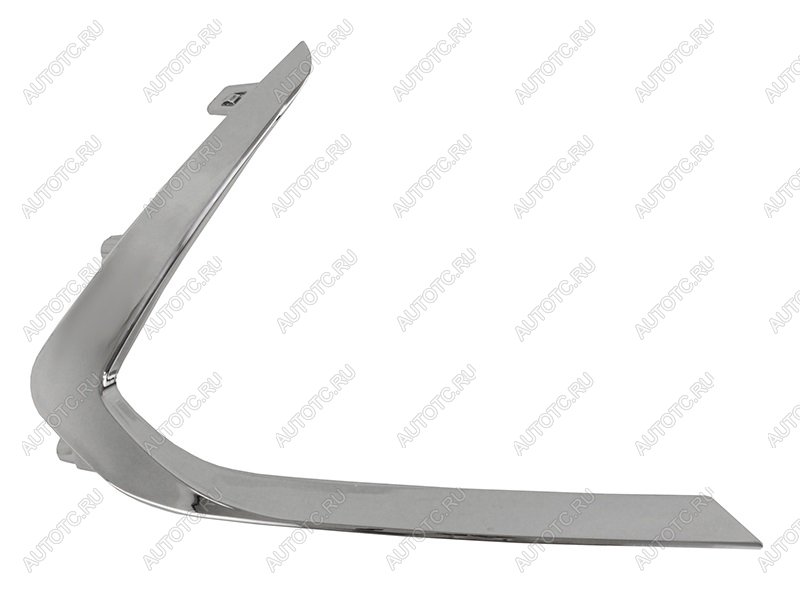 1 379 р. Правый молдинг переднего бампера SAT Hyundai Sonata DN8 (2019-2022) (хром)  с доставкой в г. Белгород