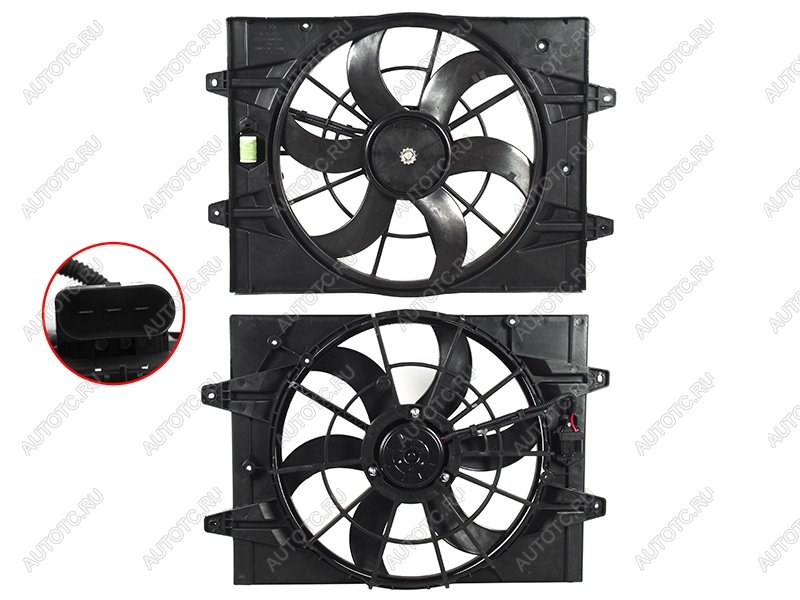 10 899 р. Диффузор радиатора  CHERY TIGGO 44PRO 17-TIGGO 77PRO 16-TIGGO 88 PRO 18-EXEED LX 19-TXL 19-K SAT ST-59-0064  с доставкой в г. Белгород