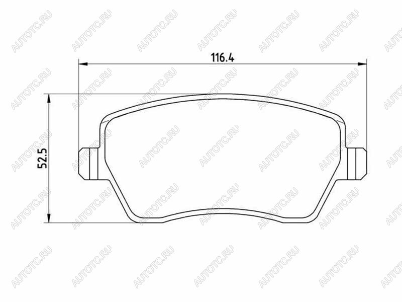 2 699 р. Колодки тормозные передние BREMBO Nissan Almera G15 седан (2012-2019)  с доставкой в г. Белгород
