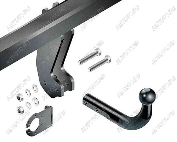 22 699 р. Фаркоп (разборный на двух болтах, балка открытая) Baltex Mazda 3/Axela BK дорестайлинг, хэтчбэк (2003-2006) (стальной, шар A (F20) )  с доставкой в г. Белгород