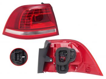 Фонарь задний левый (внешний, LED) SAT Volkswagen Touareg 2 NF дорестайлинг (2010-2014)