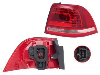Фонарь задний правый (внешний, LED) SAT Volkswagen Touareg 2 NF дорестайлинг (2010-2014)