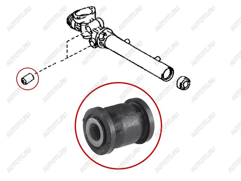 283 р. Втулка рулевой рейки Lexus GS 97-04  SC 01-10  Toyota Aristo 97-04  Soarer 01-05 SAT ST-45516-30050B  с доставкой в г. Белгород