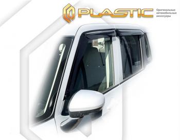 2 159 р. Дефлектора окон CA-Plastic Toyota Roomy M900A,M910A рестайлинг (2020-2025) (серия Classic полупрозрачный)  с доставкой в г. Белгород. Увеличить фотографию 2