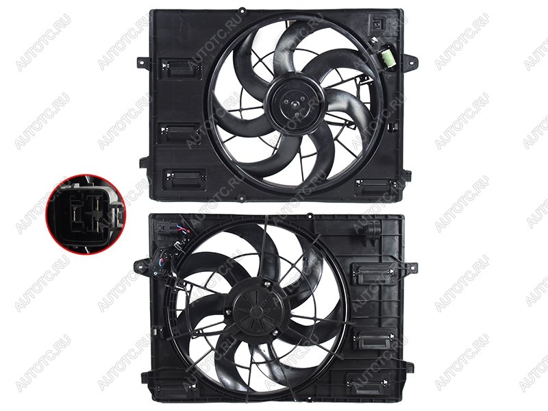 6 899 р. Диффузор радиатора GEELY COOLRAY 18- SAT ST-59-0066  с доставкой в г. Белгород