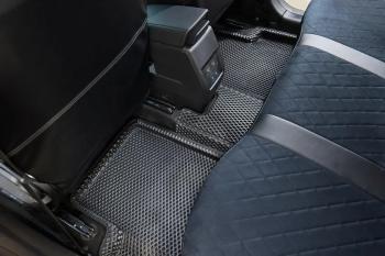 5 699 р. Коврики в салон (3D EVA РОМБ) Seintex BMW X5 E70 дорестайлинг (2006-2010) (черный)  с доставкой в г. Белгород. Увеличить фотографию 2