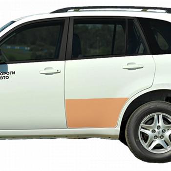 Ремкомплект задних дверей (пенка, 2 шт.) ПОРОГИ-АВТО Chery Tiggo T11 дорестайлинг (2005-2013) (холоднокатаная сталь 0.8 мм)