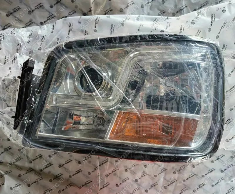 23 919 р. Фара самосвал LED левая SHACMAN X3000 WAYTEKO PREMIUM (!!!УЦЕНКА: возможен нетоварный вид!!!) WAYTEKO PREMIUM dz96189722010  с доставкой в г. Белгород