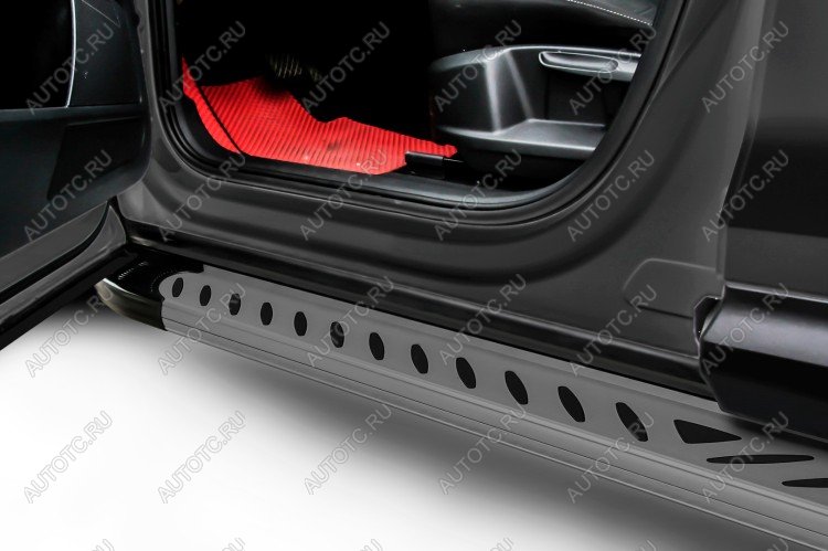 21 999 р. Пороги алюминиевые Elite SLITKOFF  Geely Tugella  FY11,HPBA4 (2019-2025) дорестайлинг, рестайлинг (Grafit)  с доставкой в г. Белгород