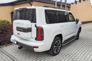 13 599 р. Защита порогов PT GROUP с окантовкой Ø51мм (НПС) HAVAL H9 2024- Haval H9 (2024-2025)  с доставкой в г. Белгород. Увеличить фотографию 10
