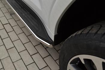 11 999 р. Защита порогов PT GROUP с окантовкой Ø38мм (НПС) HAVAL H9 2024- Haval H9 (2024-2025)  с доставкой в г. Белгород. Увеличить фотографию 9