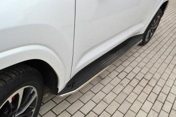 11 999 р. Защита порогов PT GROUP с окантовкой Ø38мм (НПС) HAVAL H9 2024- Haval H9 (2024-2025)  с доставкой в г. Белгород. Увеличить фотографию 8