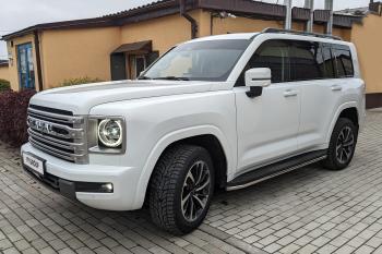 11 999 р. Защита порогов PT GROUP с окантовкой Ø38мм (НПС) HAVAL H9 2024- Haval H9 (2024-2025)  с доставкой в г. Белгород. Увеличить фотографию 6