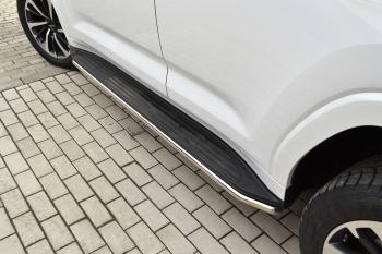 11 999 р. Защита порогов PT GROUP с окантовкой Ø38мм (НПС) HAVAL H9 2024- Haval H9 (2024-2025)  с доставкой в г. Белгород. Увеличить фотографию 3