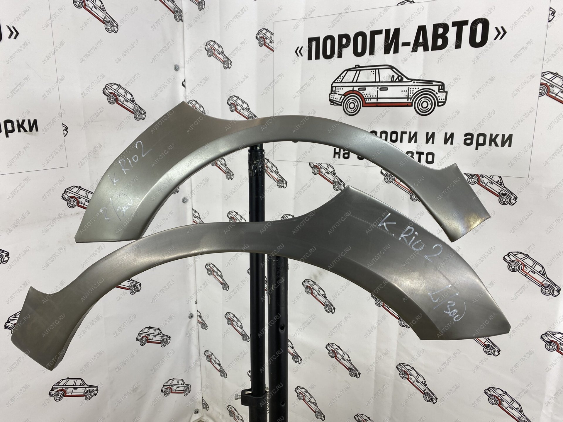 2 199 р. Правая внешняя задняя ремонтная арка ПОРОГИ-АВТО KIA Rio 2 JB дорестайлинг, хэтчбэк 5 дв. (2005-2009) (холоднокатаная сталь 0.8 мм)  с доставкой в г. Белгород