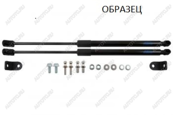 4 999 р. Упор капота ТехноМастер Mitsubishi Pajero 4 V80 дорестайлинг (2006-2011)  с доставкой в г. Белгород