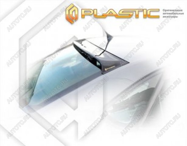 1 999 р. Козырек заднего стекла CA-Plastiс KIA Rio 3 QB рестайлинг седан (2015-2017) (Classic полупрозрачный)  с доставкой в г. Белгород
