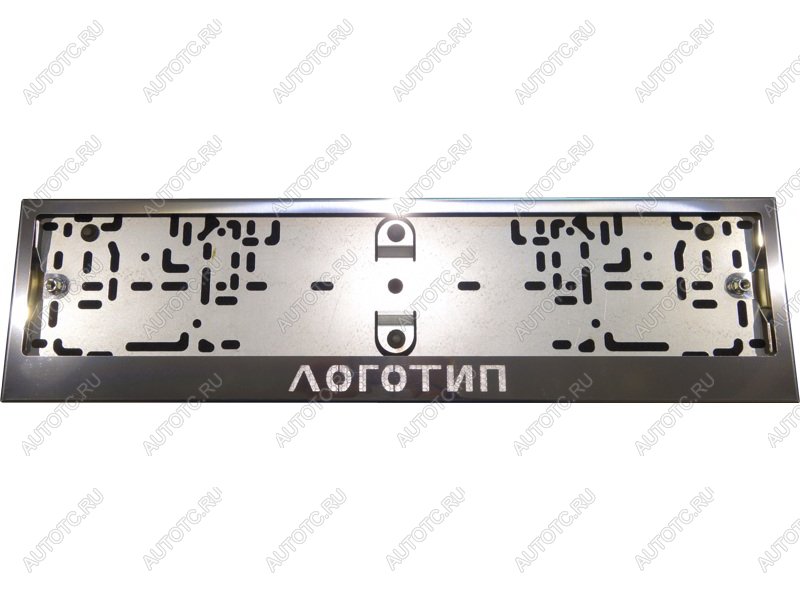 4 999 р. Рамка номерного знака (комплект) ТСС Тюнинг Mitsubishi Pajero 4 V80 дорестайлинг (2006-2011) (нанесенная надпись Mitsubishi)  с доставкой в г. Белгород