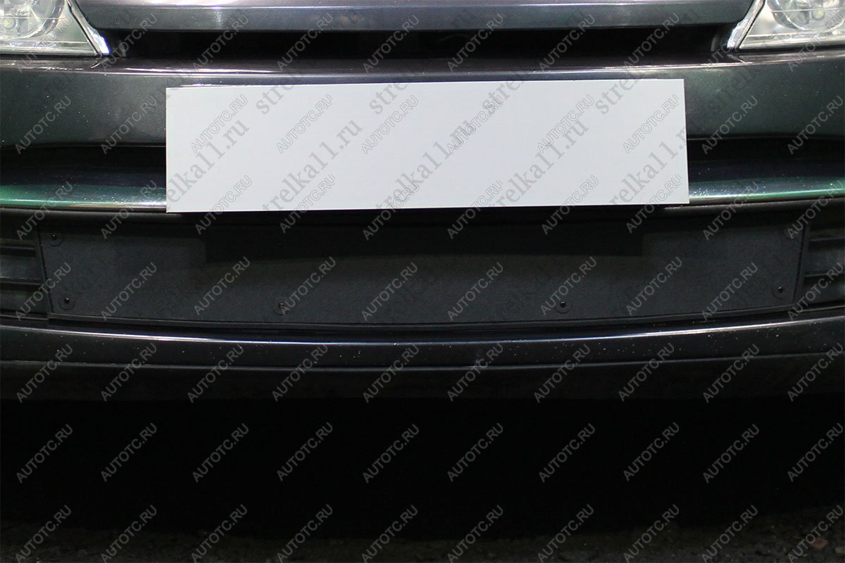 759 р. Зимняя заглушка решетки радиатора (кроме 2.0) Стрелка11 Renault Laguna X91 лифтбэк дорестайлинг (2007-2011) (черная)  с доставкой в г. Белгород