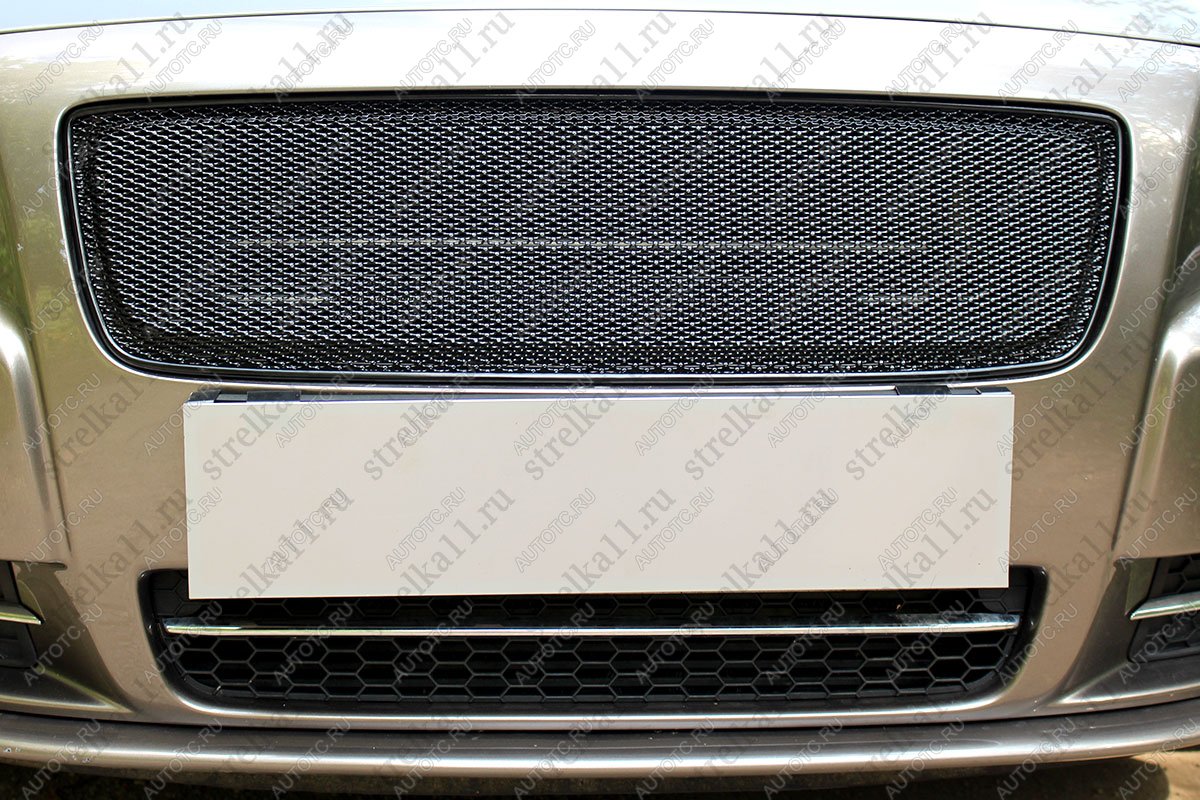 5 749 р. Защита радиатора (устанавливается вместо штатной) Стрелка11 PREMIUM Volvo S80 AS60 седан дорестайлинг (2006-2010) (черная)  с доставкой в г. Белгород