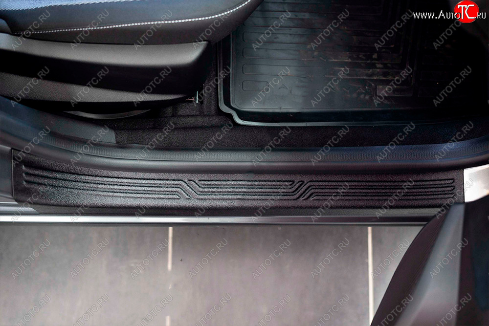 3 509 р. Накладки порожков салона RA  Renault Arkana (2019-2025) (Передние)  с доставкой в г. Белгород