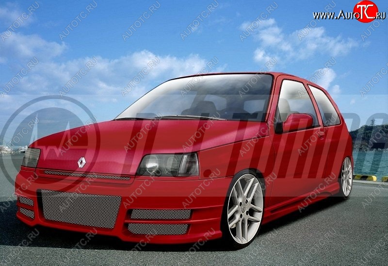 22 899 р. Передний бампер D.J. Renault Clio B57 дорестайлинг, хэтчбэк 5 дв. (1990-1994)  с доставкой в г. Белгород
