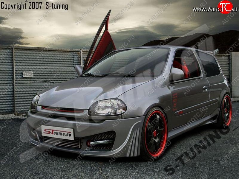 25 999 р. Передний бампер S1 Renault Clio BB дорестайлинг, хэтчбэк 5 дв. (1998-2002)  с доставкой в г. Белгород