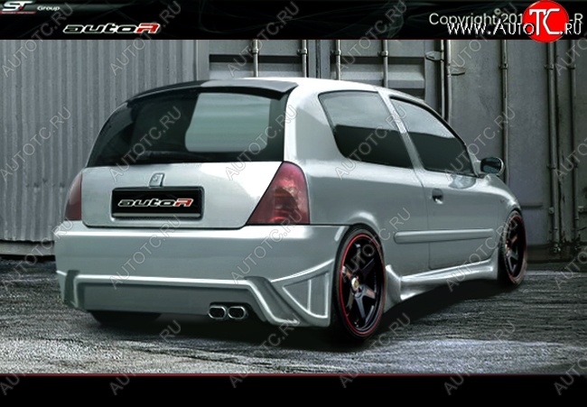 25 999 р. Задний бампер Auto-R Renault Clio BB дорестайлинг, хэтчбэк 5 дв. (1998-2002)  с доставкой в г. Белгород